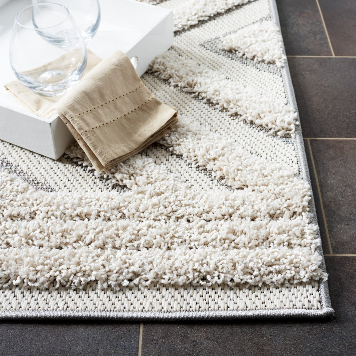 Safavieh Cottage Cot202A Ivory/Light Grey Rug - Safavieh - cot202a - 7r