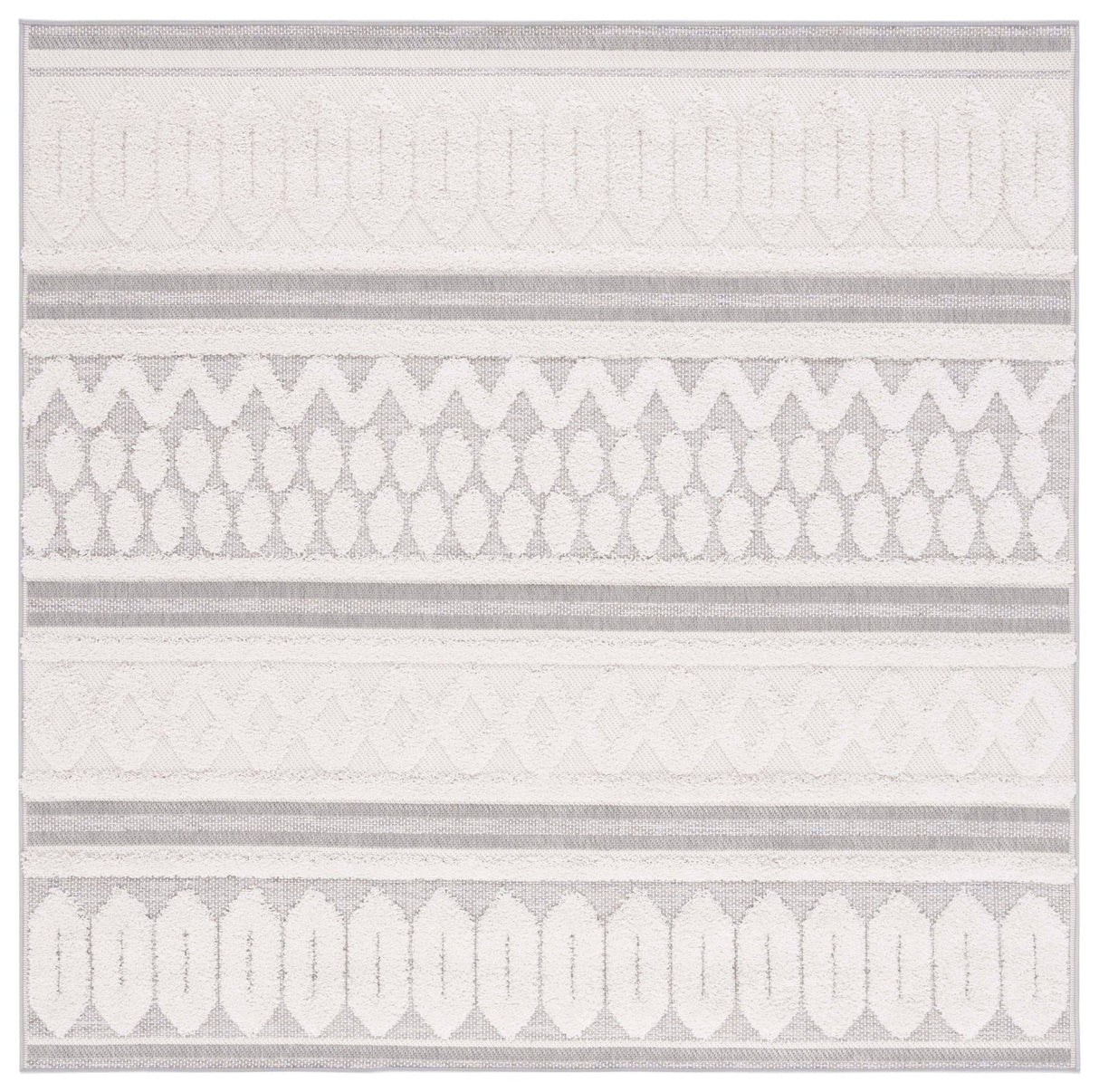 Safavieh Cottage Cot208A Ivory/Grey Rug - Safavieh - cot208a - 7sq