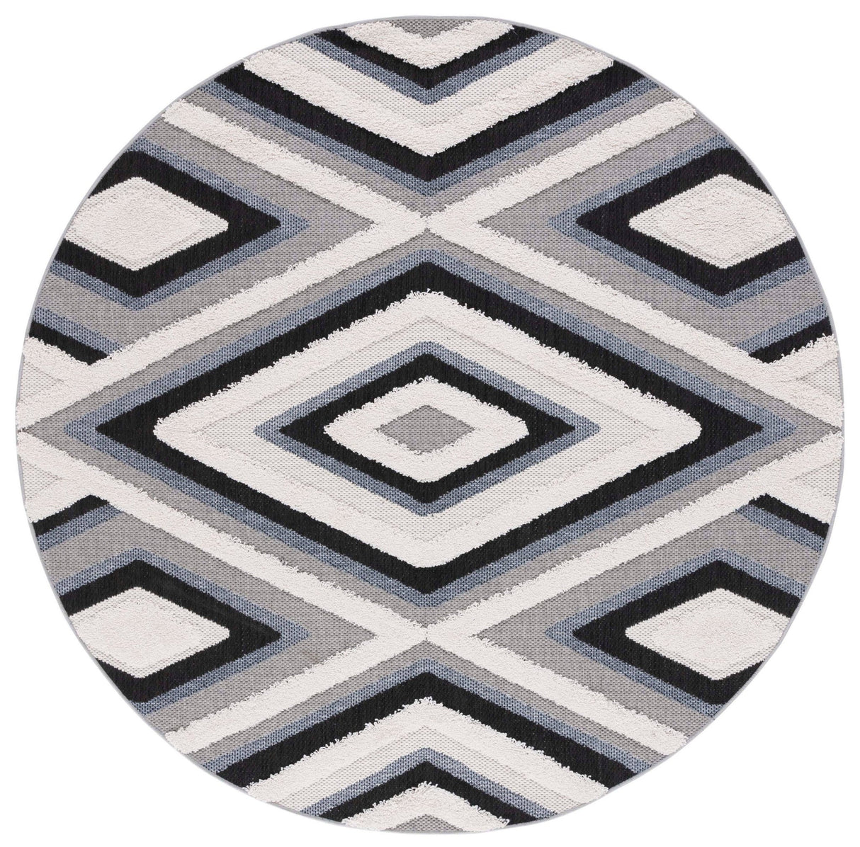 Safavieh Cottage Cot212A Ivory/Black Rug - Safavieh - cot212a - 7r