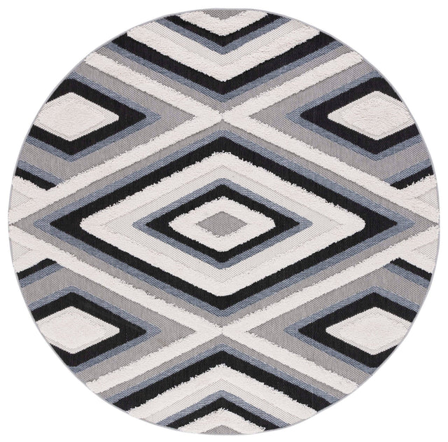 Safavieh Cottage Cot212A Ivory/Black Rug - Safavieh - cot212a - 7r