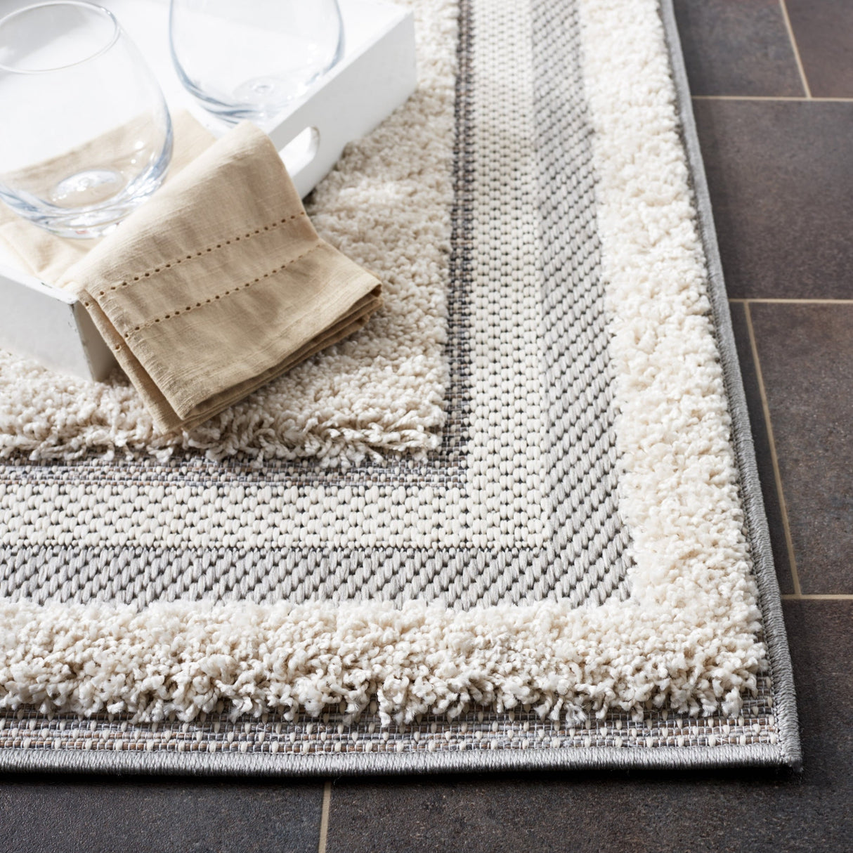 Safavieh Cottage Cot214A Ivory/Grey Rug - Safavieh - cot214a - 7r