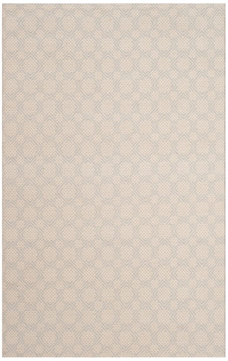 Safavieh Cotton Kilim Klc222A Light Blue / Ivory Rugs - Safavieh - klc222a - 4