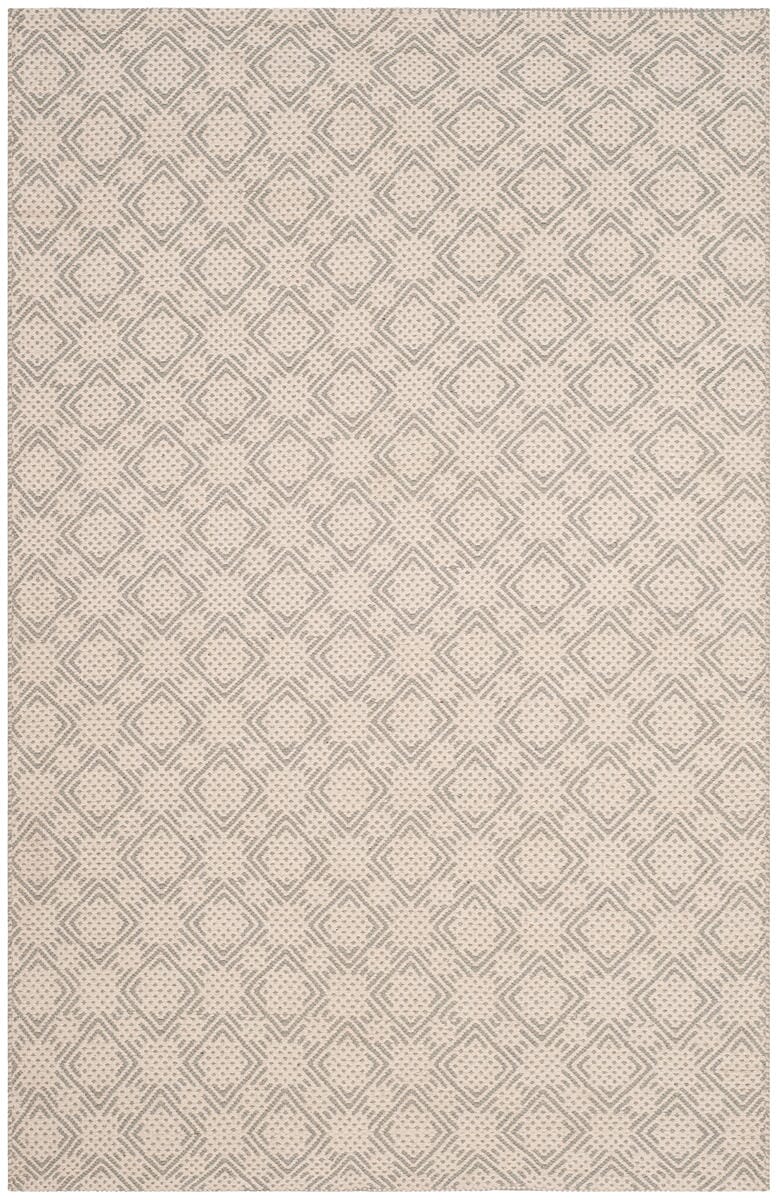 Safavieh Cotton Kilim Klc222B Grey / Ivory Rugs - Safavieh - klc222b - 4