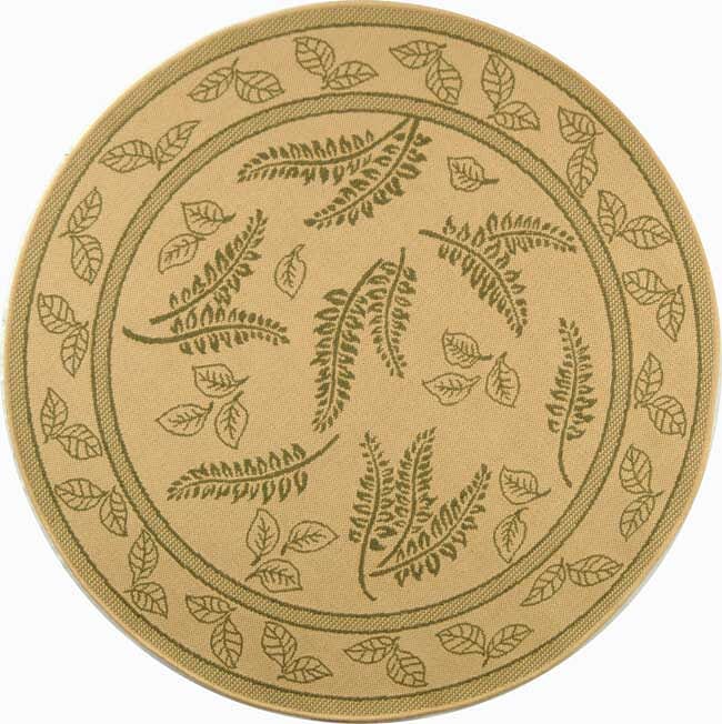 Safavieh Courtyard cy0772 - 1e01 Natural / Olive Rugs - Safavieh - cy0772 - 1e01 - 6