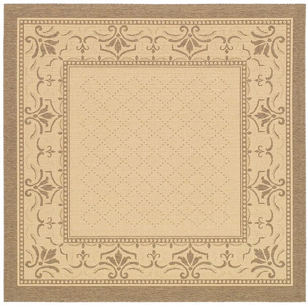 Safavieh Courtyard cy0901 - 3001 Natural / Brown Rugs - Safavieh - cy0901 - 3001 - 7sq