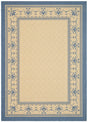 Safavieh Courtyard cy0901 - 3101 Natural / Blue Rugs - Safavieh - cy0901 - 3101 - 0