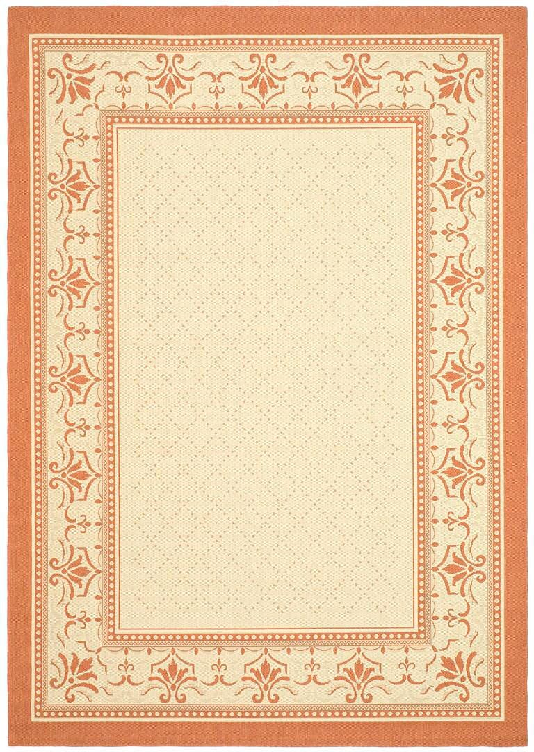 Safavieh Courtyard cy0901 - 3201 Natural / Terra Rugs - Safavieh - cy0901 - 3201 - 0
