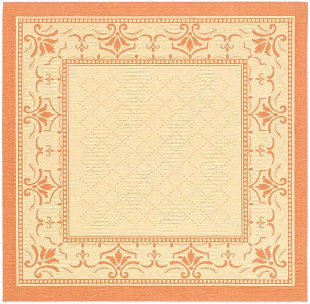Safavieh Courtyard cy0901 - 3201 Natural / Terra Rugs - Safavieh - cy0901 - 3201 - 7sq