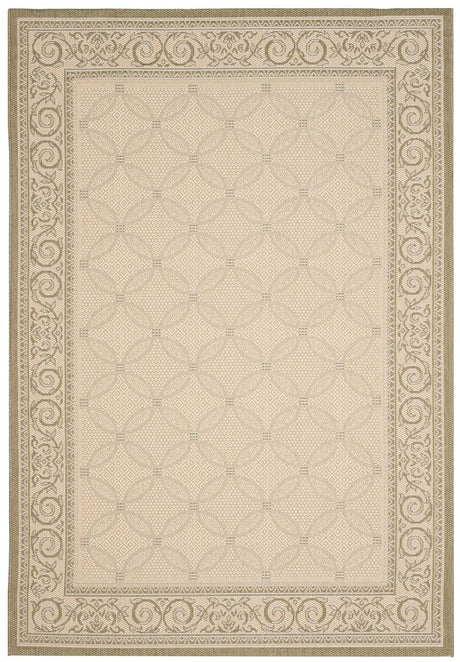 Safavieh Courtyard cy1502 - 1e01 Natural / Olive Rugs - Safavieh - cy1502 - 1e01 - 2
