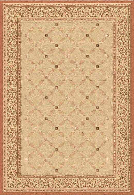 Safavieh Courtyard cy1502 - 3201 Natural / Terra Rugs - Safavieh - cy1502 - 3201 - 0