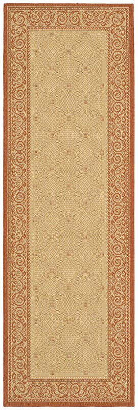 Safavieh Courtyard cy1502 - 3201 Natural / Terra Rugs - Safavieh - cy1502 - 3201 - 27
