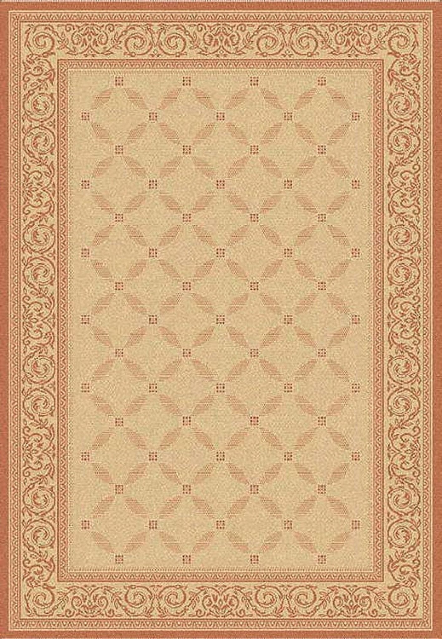 Safavieh Courtyard cy1502 - 3201 Natural / Terra Rugs - Safavieh - cy1502 - 3201 - 27