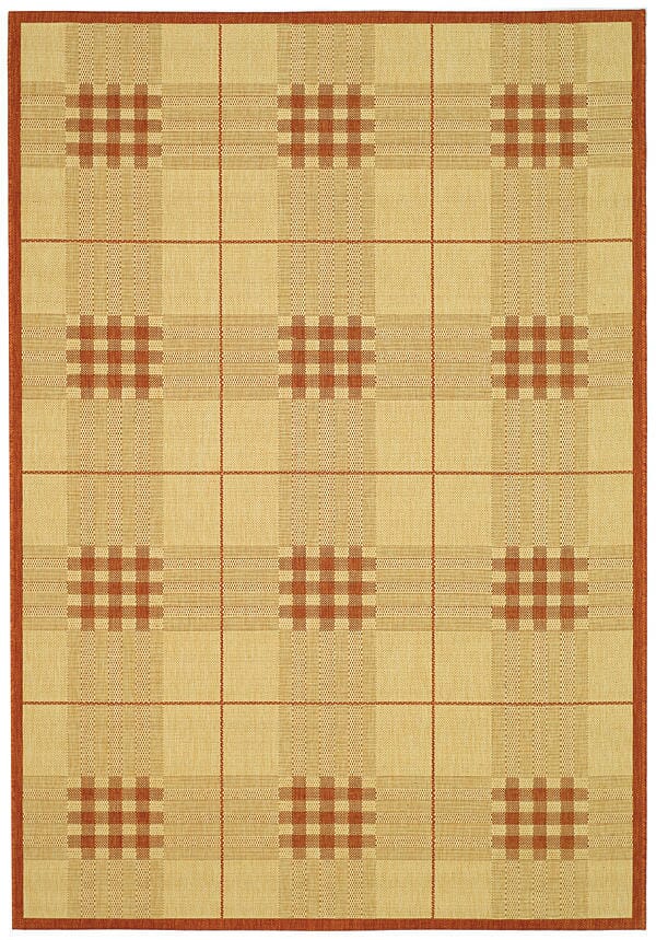 Safavieh Courtyard cy1587 - 3201 Natural / Terra Rugs - Safavieh - cy1587 - 3201 - 2