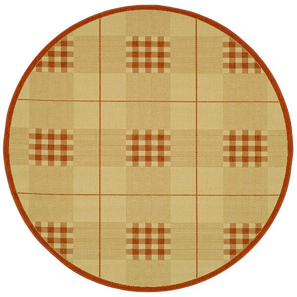 Safavieh Courtyard cy1587 - 3201 Natural / Terra Rugs - Safavieh - cy1587 - 3201 - 5r