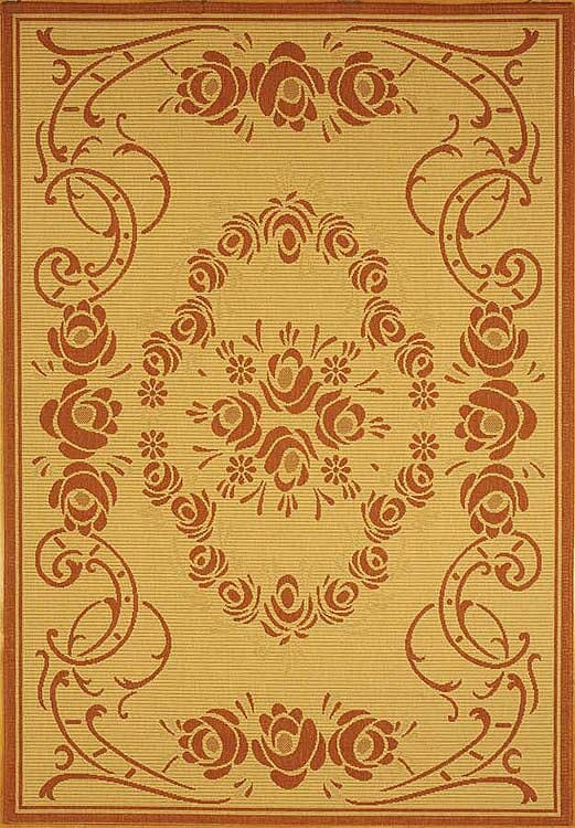 Safavieh Courtyard cy1893 - 3201 Natural / Terra Rugs - Safavieh - cy1893 - 3201 - 2