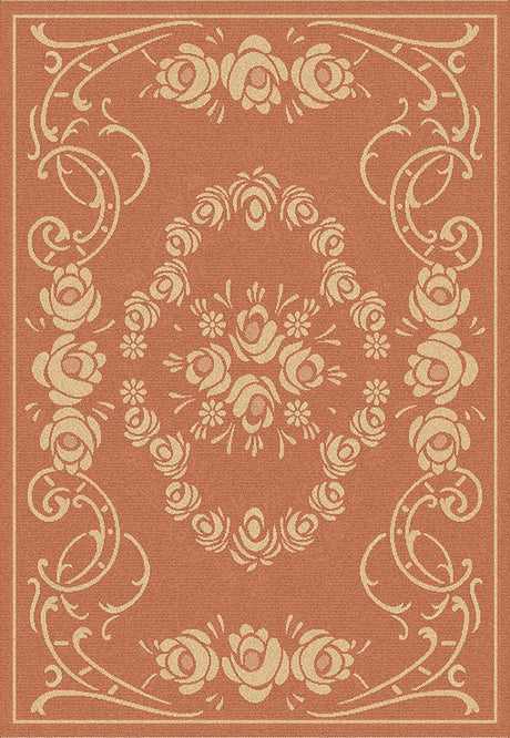 Safavieh Courtyard cy1893 - 3202 Terracotta / Natural Rugs - Safavieh - cy1893 - 3202 - 2