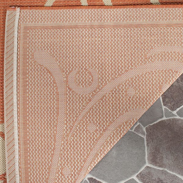 Safavieh Courtyard cy1893 - 3202 Terracotta / Natural Rugs - Safavieh - cy1893 - 3202 - 2