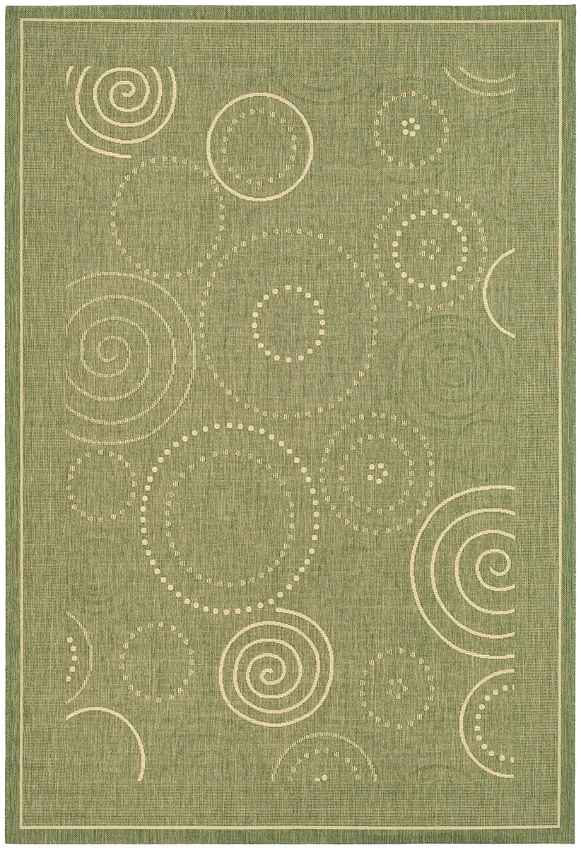 Safavieh Courtyard cy1906 - 1e06 Olive / Natural Rugs - Safavieh - cy1906 - 1e06 - 2