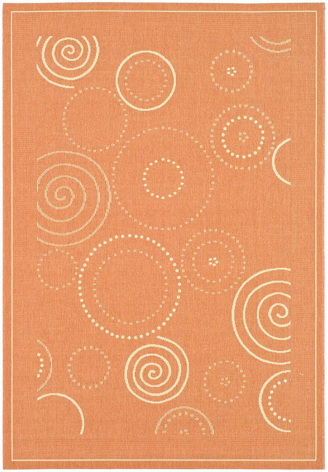 Safavieh Courtyard cy1906 - 3202 Terracotta / Natural Rugs - Safavieh - cy1906 - 3202 - 2