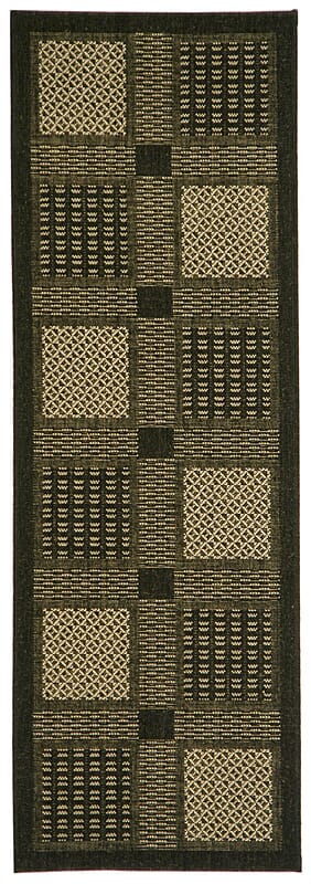 Safavieh Courtyard cy1928 - 3908 Black / Sand Rugs - Safavieh - cy1928 - 3908 - 212