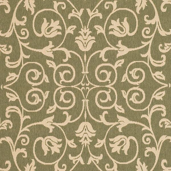 Safavieh Courtyard cy2098 - 1e06 Olive / Natural Rugs - Safavieh - cy2098 - 1e06 - 2