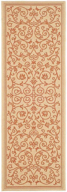 Safavieh Courtyard cy2098 - 3201 Natural / Terra Rugs - Safavieh - cy2098 - 3201 - 27