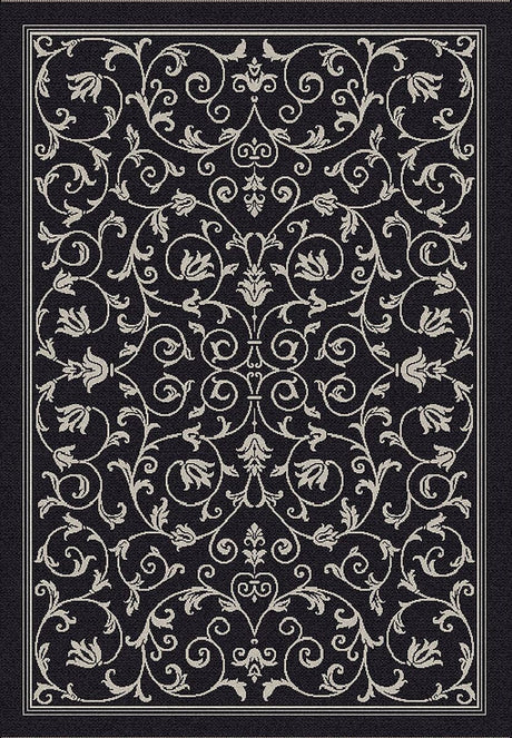 Safavieh Courtyard cy2098 - 3908 Black / Sand Rugs - Safavieh - cy2098 - 3908 - 0