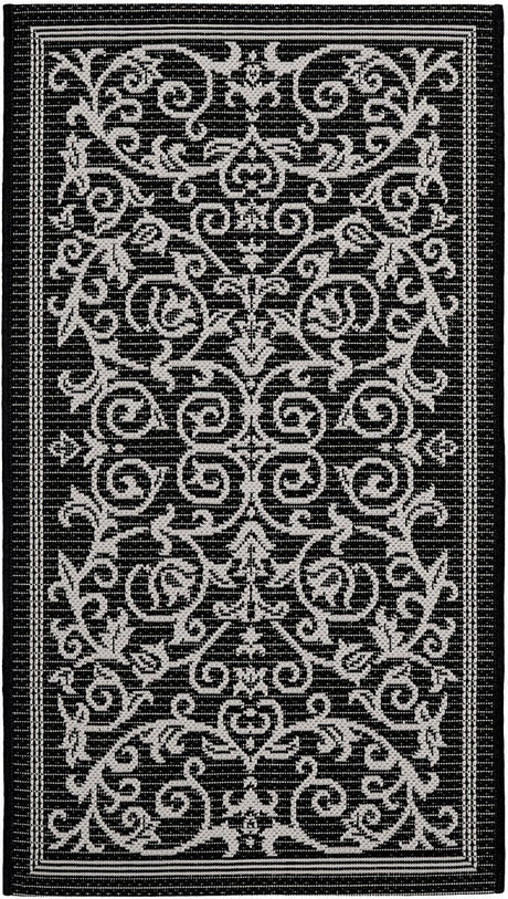 Safavieh Courtyard cy2098 - 3908 Black / Sand Rugs - Safavieh - cy2098 - 3908 - 6