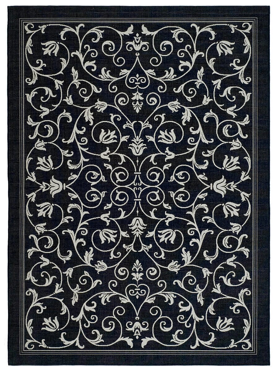 Safavieh Courtyard cy2098 - 3908 Black / Sand Rugs - Safavieh - cy2098 - 3908 - 6
