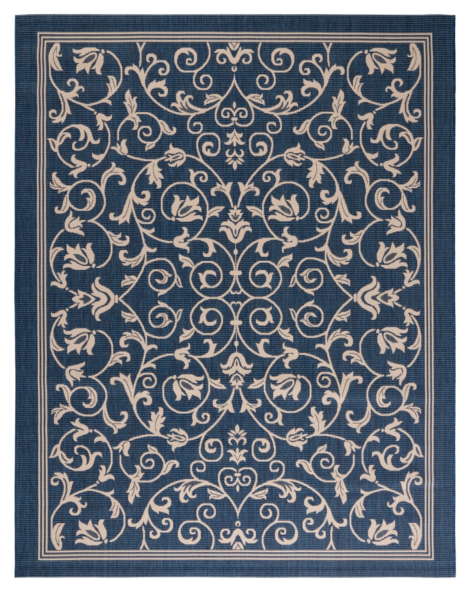 Safavieh Courtyard Cy2098 Navy/Beige Rug - Safavieh - cy2098 - 268 - 4r