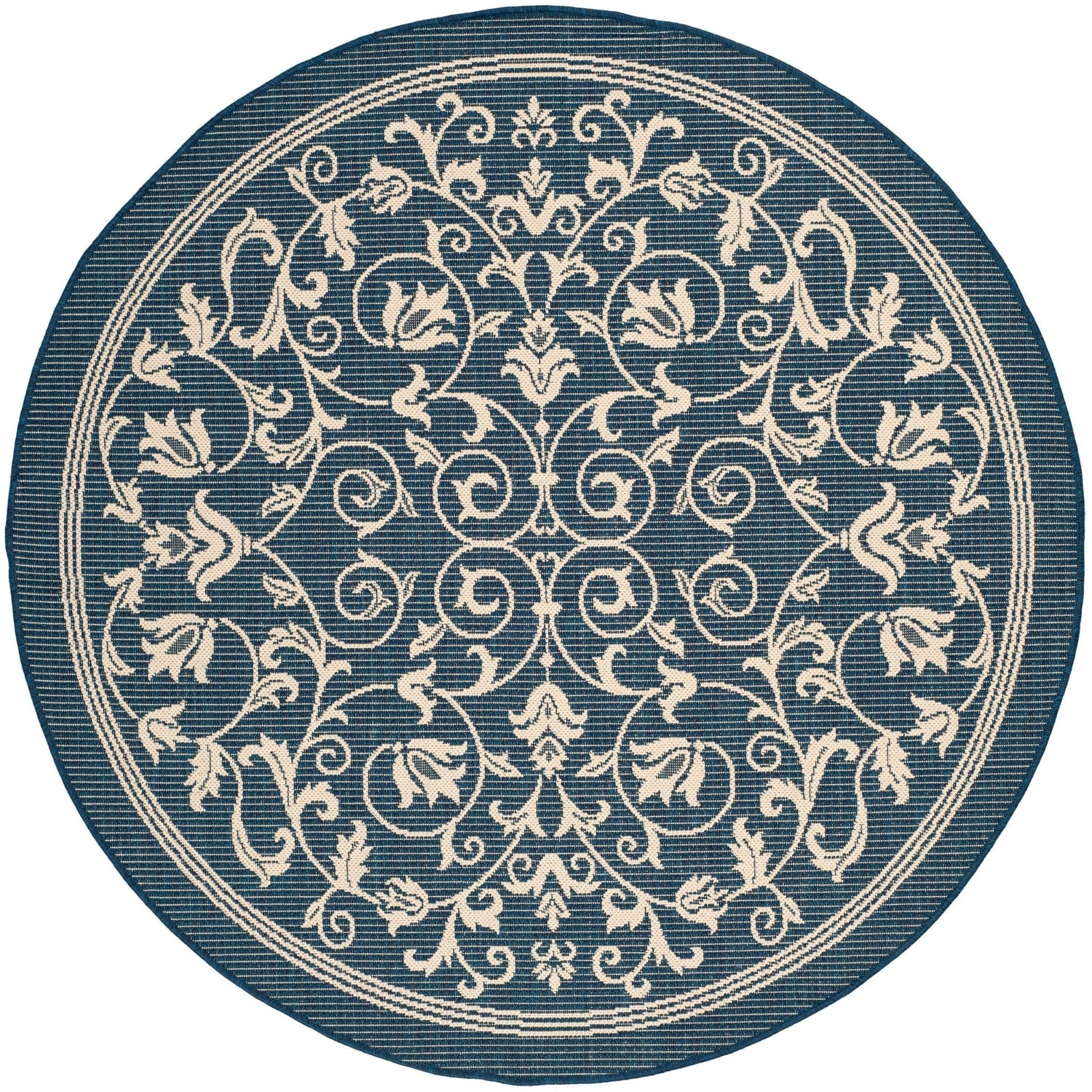 Safavieh Courtyard Cy2098 Navy/Beige Rug - Safavieh - cy2098 - 268 - 4r