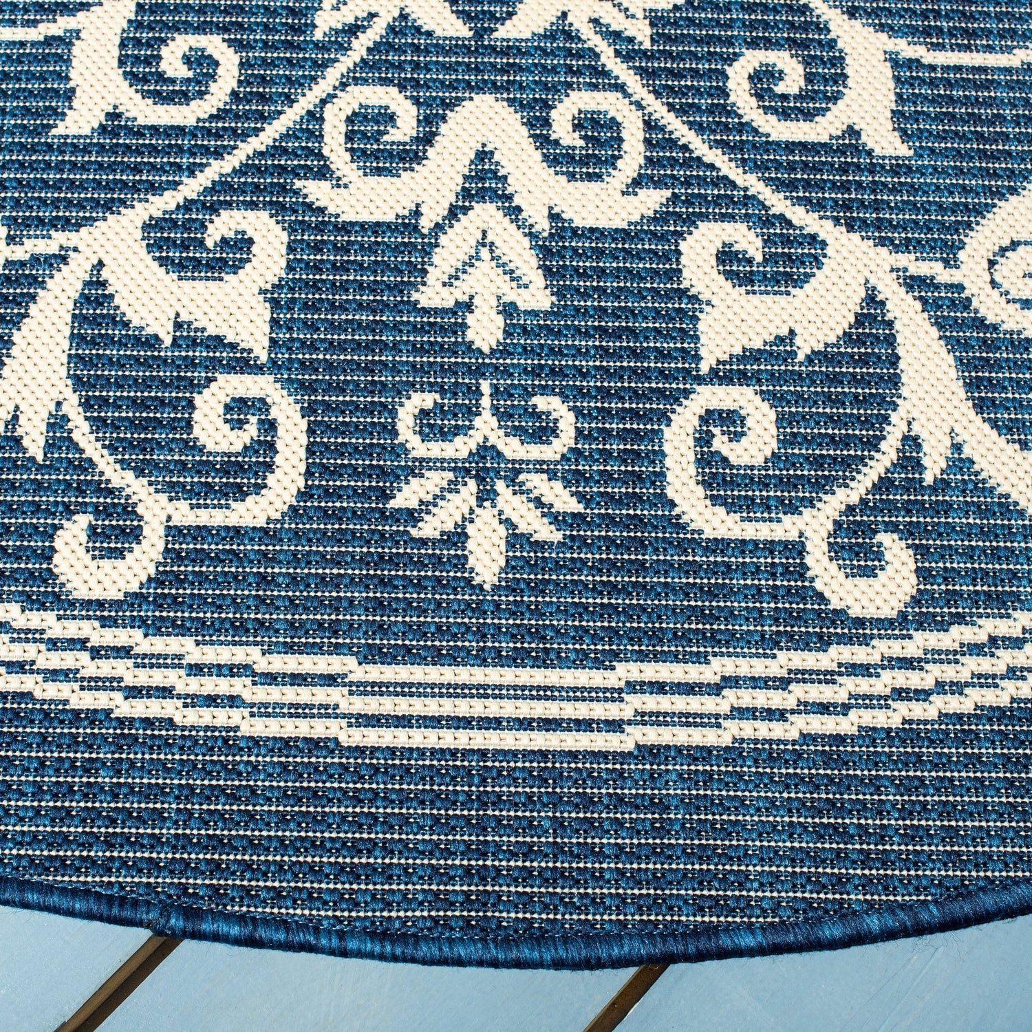 Safavieh Courtyard Cy2098 Navy/Beige Rug - Safavieh - cy2098 - 268 - 810