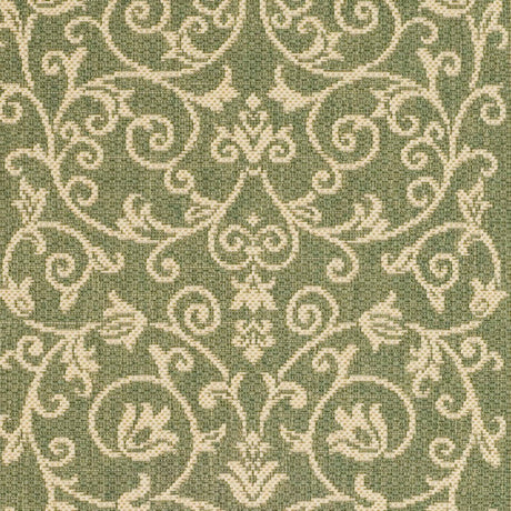 Safavieh Courtyard Cy2098 Olive/Natural Rug - Safavieh - cy2098 - 1e06 - 4r
