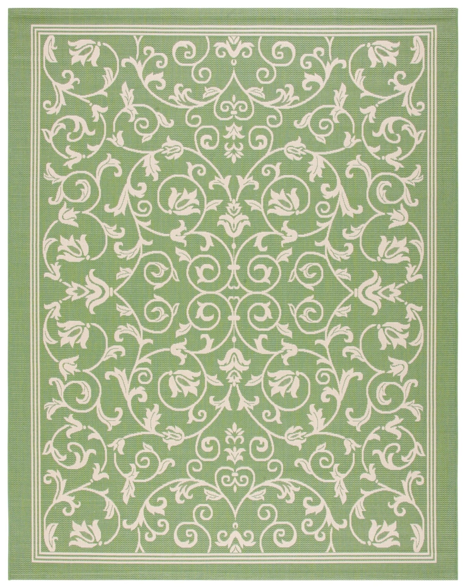 Safavieh Courtyard Cy2098 Olive/Natural Rug - Safavieh - cy2098 - 1e06 - 4r