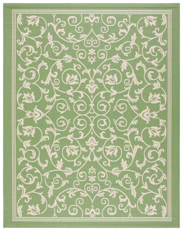 Safavieh Courtyard Cy2098 Olive/Natural Rug - Safavieh - cy2098 - 1e06 - 4r