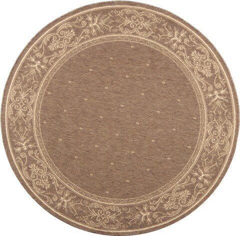 Safavieh Courtyard cy2326 - 3009 Brown / Natural Rugs - Safavieh - cy2326 - 3009 - 5r