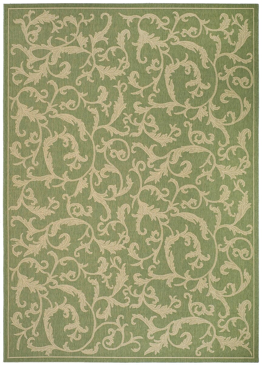 Safavieh Courtyard cy2653 - 1e06 Olive / Natural Rugs - Safavieh - cy2653 - 1e06 - 6