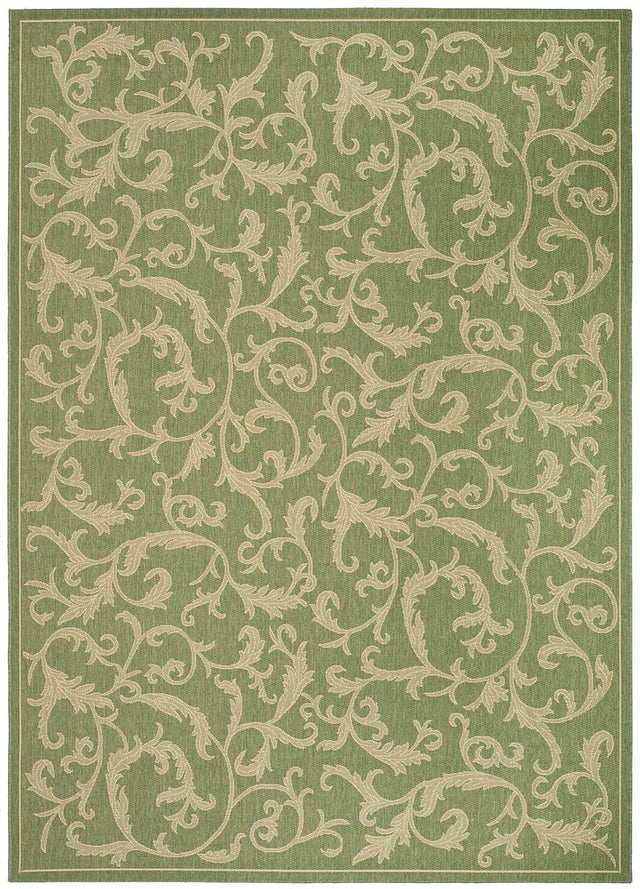 Safavieh Courtyard cy2653 - 1e06 Olive / Natural Rugs - Safavieh - cy2653 - 1e06 - 6