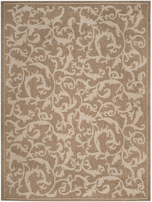 Safavieh Courtyard cy2653 - 3009 Brown / Natural Rugs - Safavieh - cy2653 - 3009 - 5r