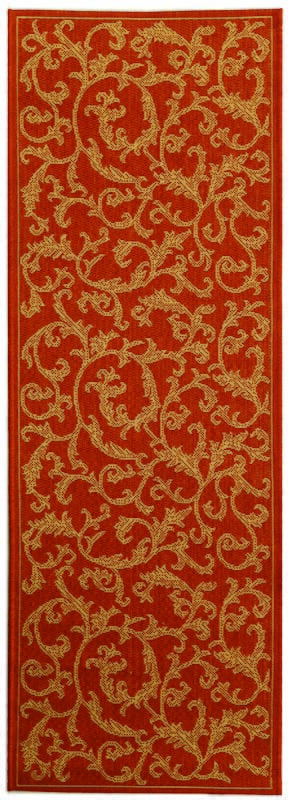 Safavieh Courtyard cy2653 - 3202 Terracotta / Natural Rugs - Safavieh - cy2653 - 3202 - 27