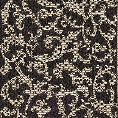 Safavieh Courtyard cy2653 - 3908 Black / Sand Rugs - Safavieh - cy2653 - 3908 - 0