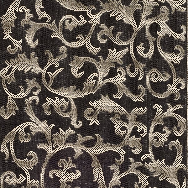 Safavieh Courtyard cy2653 - 3908 Black / Sand Rugs - Safavieh - cy2653 - 3908 - 0
