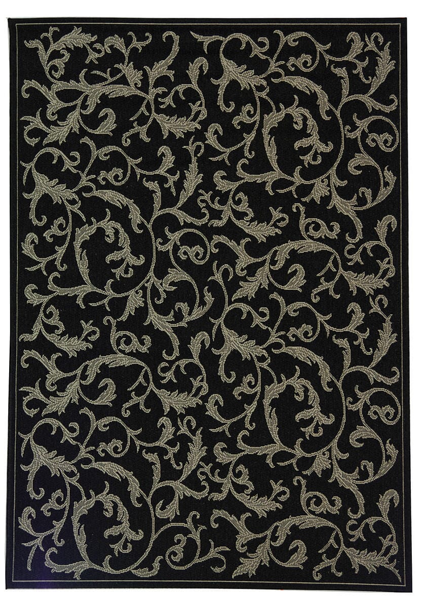 Safavieh Courtyard cy2653 - 3908 Black / Sand Rugs - Safavieh - cy2653 - 3908 - 0