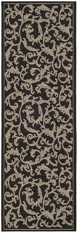 Safavieh Courtyard cy2653 - 3908 Black / Sand Rugs - Safavieh - cy2653 - 3908 - 27