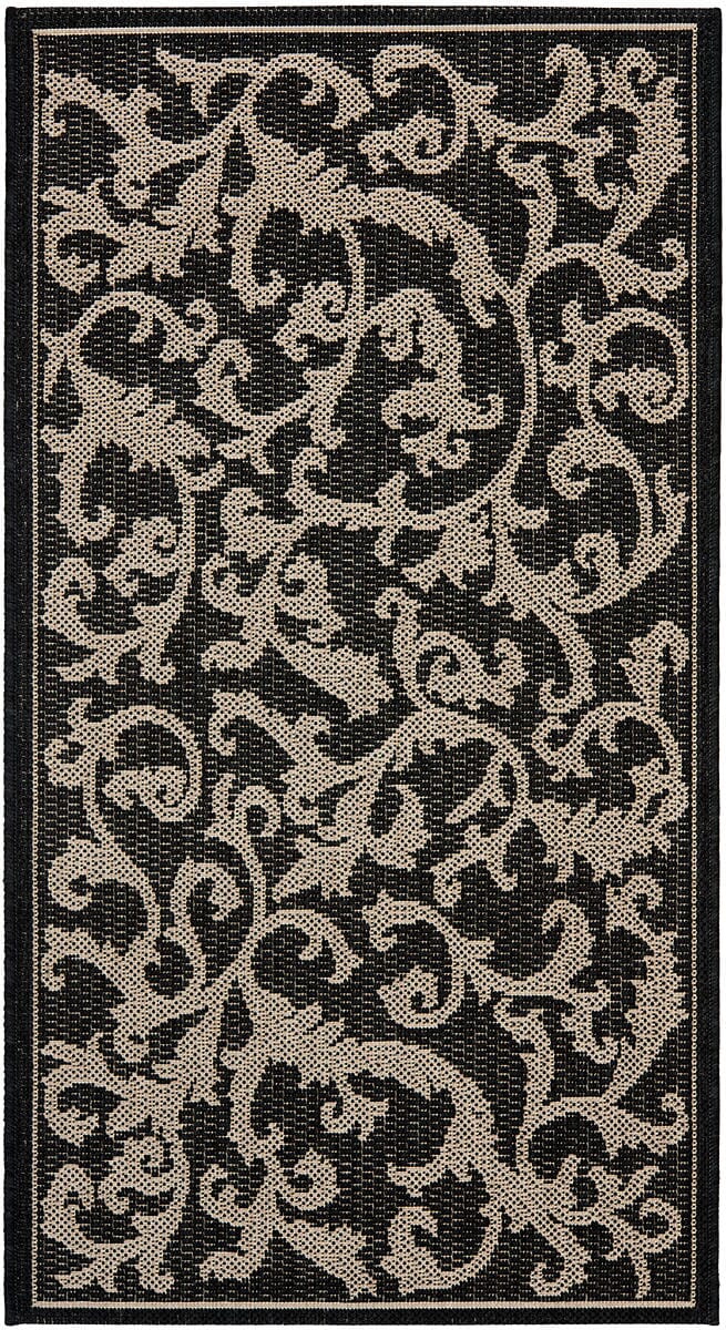 Safavieh Courtyard cy2653 - 3908 Black / Sand Rugs - Safavieh - cy2653 - 3908 - 6