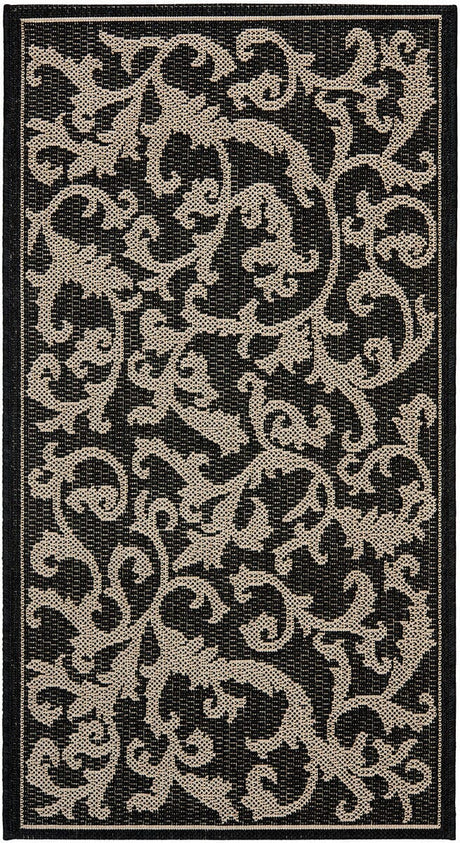 Safavieh Courtyard cy2653 - 3908 Black / Sand Rugs - Safavieh - cy2653 - 3908 - 6