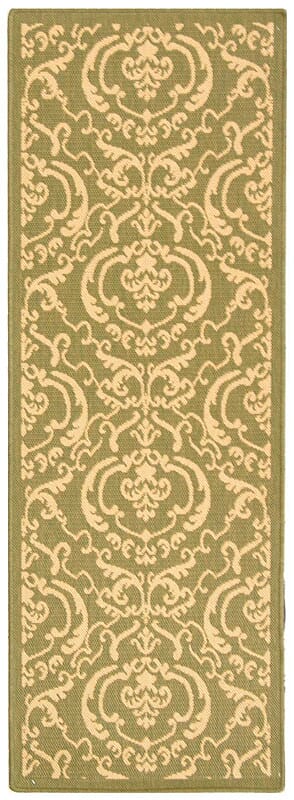 Safavieh Courtyard cy2663 - 1e06 Olive / Natural Rugs - Safavieh - cy2663 - 1e06 - 27