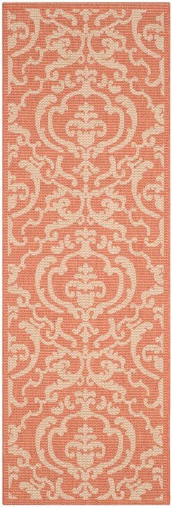 Safavieh Courtyard cy2663 - 3202 Terracotta / Natural Rugs - Safavieh - cy2663 - 3202 - 2