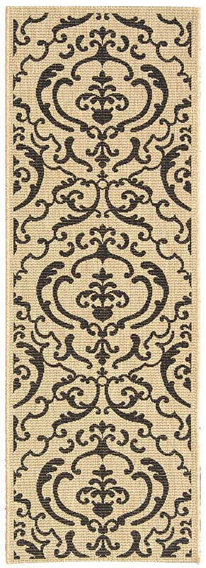 Safavieh Courtyard cy2663 - 3901 Sand / Black Rugs - Safavieh - cy2663 - 3901 - 27