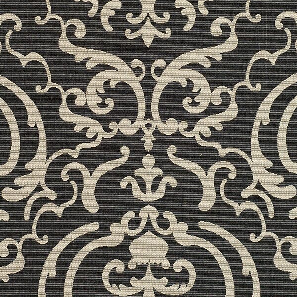 Safavieh Courtyard cy2663 - 3908 Sand / Black Rugs - Safavieh - cy2663 - 3908 - 2